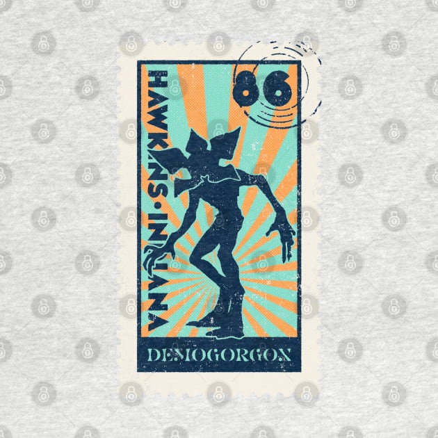 Demogorgon Postal Stamp by opippi